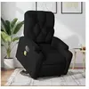 Image de Fauteuil de relaxation, massage, inclinable électrique réglable tissunoir