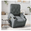 Image de Fauteuil de massage, relaxation similicuir gris