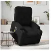 Image de Fauteuil de relaxation, massage, inclinable électrique similicuirnoir