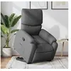 Image de Fauteuil Inclinable, Chaise de Relaxation avec Dossier et Repose-pied Réglables, Siège de Salon Salle de Séjour, Gris 3204825
