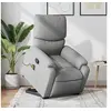 Image de Fauteuil de massage, relaxation tissu gris clair