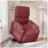 Image de Fauteuil de massage, relaxation tissu bordeaux