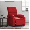 Image de Fauteuil réglable électrique similicuir rouge