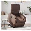 Image de fauteuil réglable similicuir marron