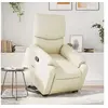 Image de Fauteuil de massage, relaxation similicuir crème
