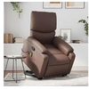 Image de Fauteuil de massage, relaxation similicuir marron