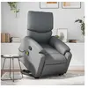 Image de Fauteuil de massage, relaxation similicuir gris