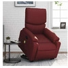 Image de Fauteuil de massage, relaxation similicuir bordeaux