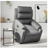 Image de Fauteuil de massage, relaxation similicuir gris