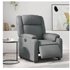 Image de Fauteuil réglable électrique similicuir gris