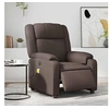 Image de Fauteuil de massage, relaxation électrique similicuir marron