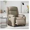 Image de Fauteuil de massage, relaxation électrique similicuir cappuccino
