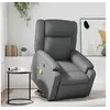 Image de Fauteuil de massage, relaxation similicuir gris