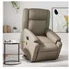 Image de Fauteuil de relaxation, massage, inclinable électrique similicuir cappuccino