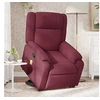 Image de Fauteuil inclinable de massage Rouge bordeaux Tissu3205217