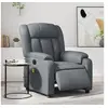 Image de Fauteuil de massage, relaxation électrique similicuir gris