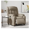 Image de Fauteuil de massage, relaxation électrique similicuir cappuccino