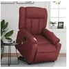 Image de Fauteuil de massage, relaxation similicuir bordeaux