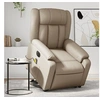 Image de Fauteuil de relaxation, massage, inclinable électrique similicuir cappuccino