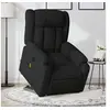 Image de Fauteuil de relaxation, massage, inclinable électrique réglable tissunoir