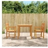 Image de Ensemble de salle à manger de jardin 3 pcs Bois d'acacia solide 3206275