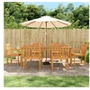 Image de 7-delige Tuinset massief acaciahout3206279