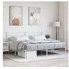 Image de Bedframe met hoofdbord metaal wit 180x200 cm355712