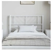 Image de Tête de lit métal blanc 100 cm 372257
