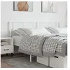 Image de Hoofdbord 200 cm metaal wit372266