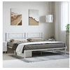 Image de Bedframe met hoofdbord metaal wit 183x213 cm372331