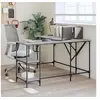 Image de Bureau sonoma gris 139x139x75 cm bois d'ingénierie