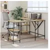 Image de Bureau chêne sonoma 139x139x75 cm bois d'ingénierie