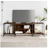 Image de Meuble TV chêne fumé 153x37x50 cm bois d'ingénierie 837604