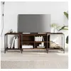 Image de Meuble TV chêne marron 153x37x50 cm bois d'ingénierie 837606