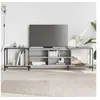 Image de Meuble TV sonoma gris 203x37x50 cm Bois d'ingénierie 837610