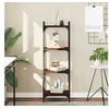 Image de Bibliothèque 4 niveaux chêne marron 40x30x120cm bois ingénierie 837636
