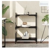 Image de Bibliothèque à 3 niveaux noir 60x30x86 cm bois d'ingénierie 837647