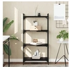 Image de Bibliothèque à 4 niveaux noir 60x30x120 cm bois d'ingénierie837652