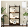 Image de Boekenkast 4-laags 60x30x120 cm bewerkt hout gerookt eikenkleur837654