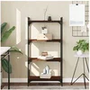 Image de Boekenkast 4-laags 60x30x120 cm bewerkt hout bruin eikenkleur837656