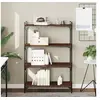 Image de Bibliothèque 4 niveaux chêne marron 80x30x120cm bois ingénierie 837676