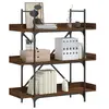 Image de Bibliothèque à 3 niveaux chêne marron 100x33x108,5 cm 837691