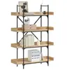 Image de Bibliothèque à 4 niveaux chêne sonoma 100x33x145,5 cm837693
