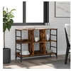 Image de Buffet chêne fumé 102x32x73,5 cm bois d ingénierie