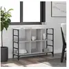 Image de Buffet sonoma gris 102x32x73,5 cm bois d'ingénierie 837725
