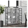 Image de Buffet sonoma gris 102x32x103,5 cm bois d'ingénierie 837730