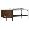 Image de Table basse avec support chêne marron 100x51x40 cm