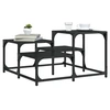 Image de Table basse noir 68x68x40 cm bois d'ingénierie 837747