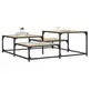 Image de Table basse chêne sonoma 107x107x40 cm bois d'ingénierie 837753