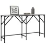 Image de Table console sonoma gris 140x29x75 cm bois d ingénierie